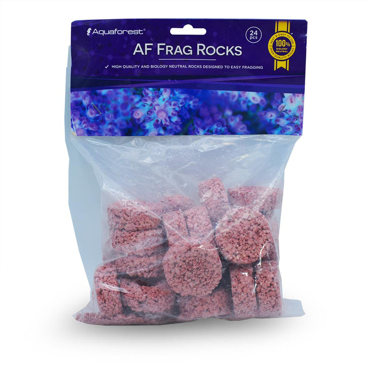 Aquaforest - AF Frag rocks Purple 24 pz - L.B.Reef