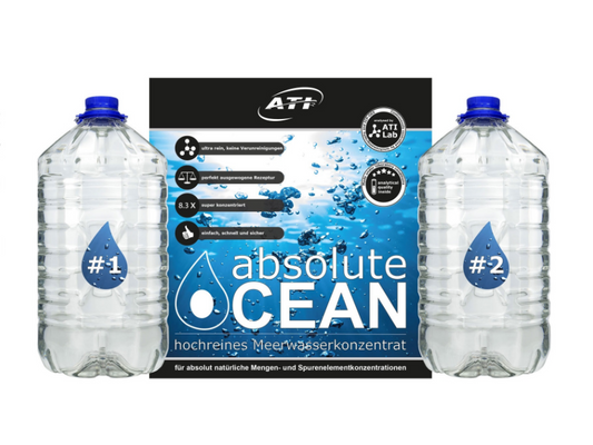 ATI – Absolute Ocean 2 taniche da 10 litri "Sale Istantaneo Liquido" - L.B.Reef