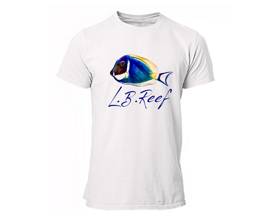L.B. Reef - T-Shirt Bianca "A.leucosternon painted" - L.B.Reef