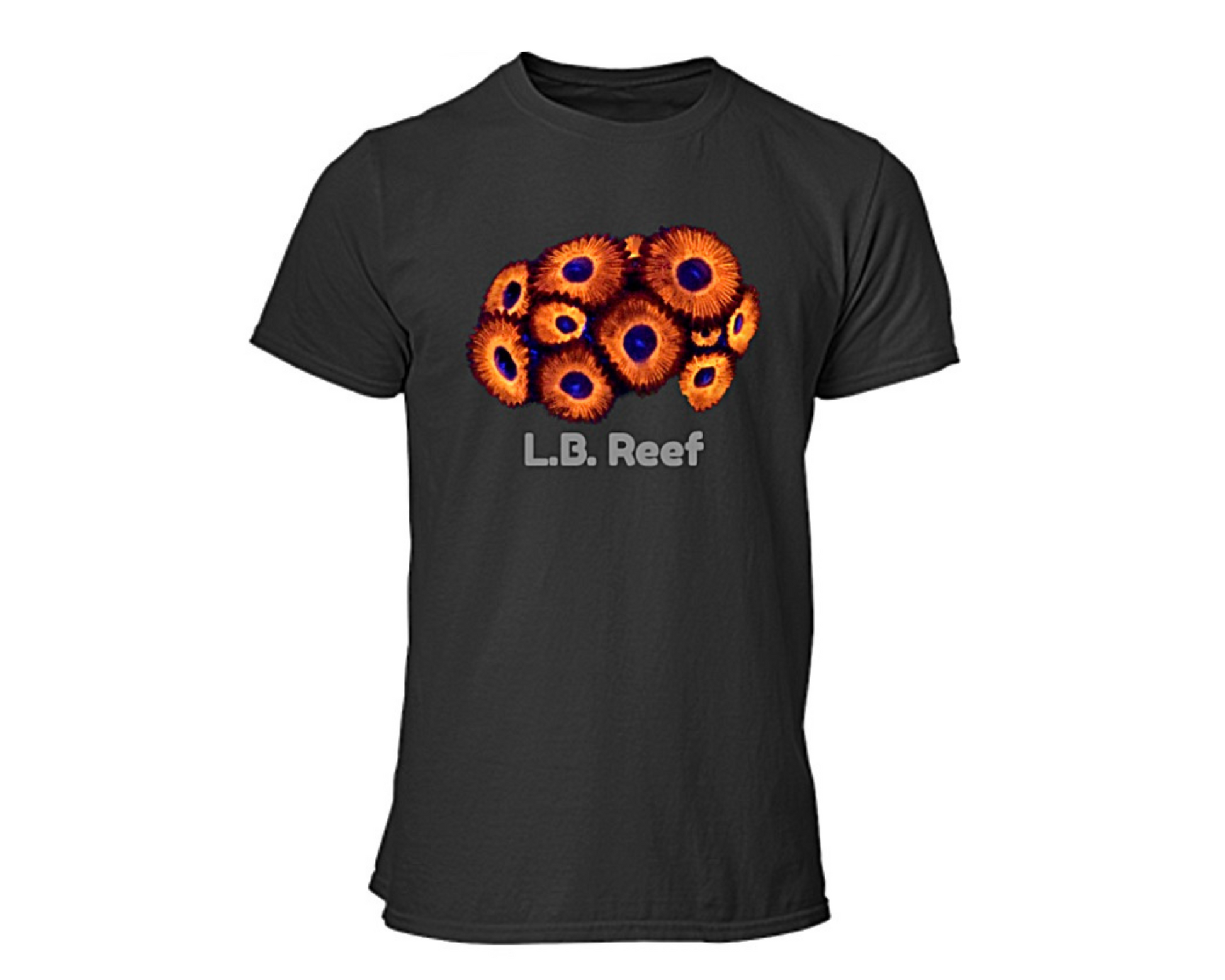 L.B. Reef - T-Shirt Nera "Zoanthus Superman" - L.B.Reef