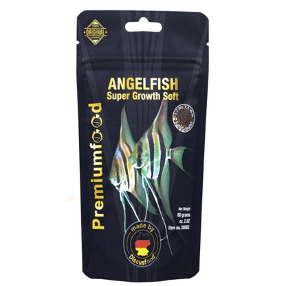 Discusfood - Angelfish Supergrowth Granulate Soft 80gr - Mangime Specifico per Scalari