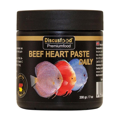 Discusfood - Beef Heart Paste Daily 200gr - Pastone per Discus